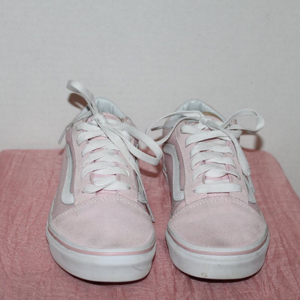 Vans Girls Pink Low Top Sneakers